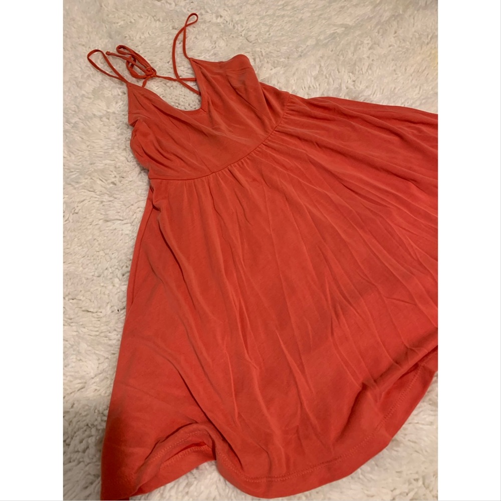 Summer dress orange